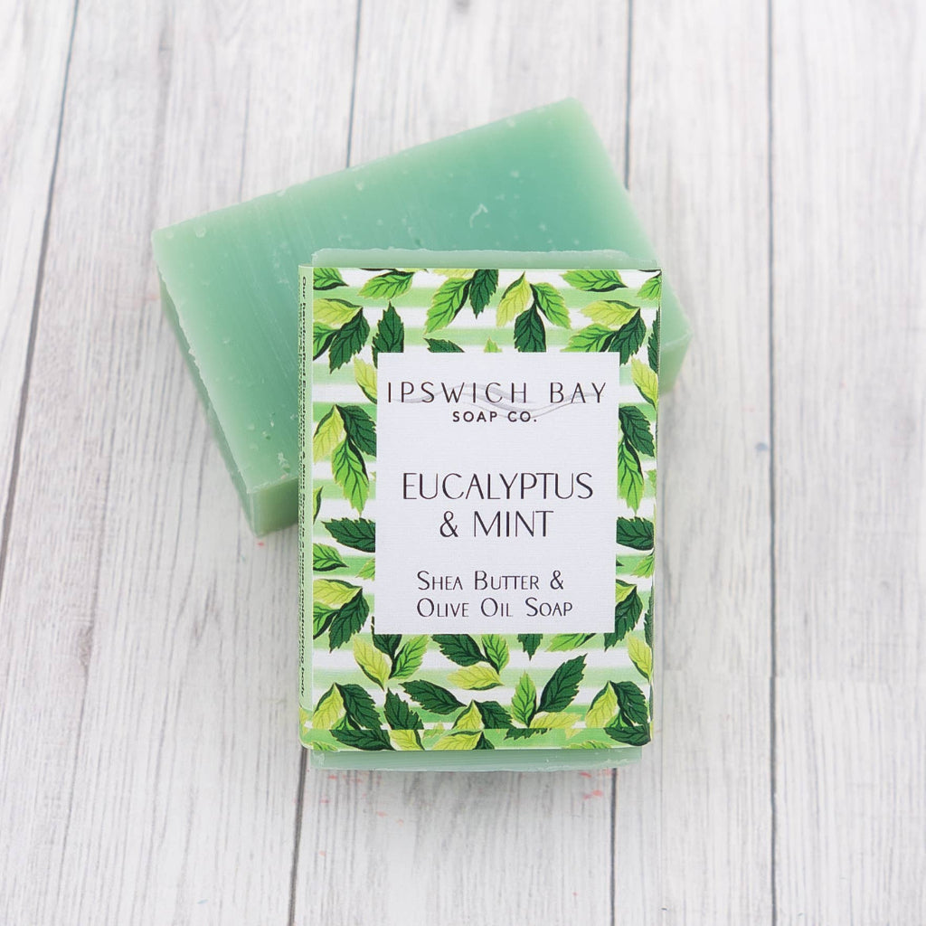 Ipswich Bay Handcrafted Soap Bar, 4 oz. - Eucalyptus & Mint