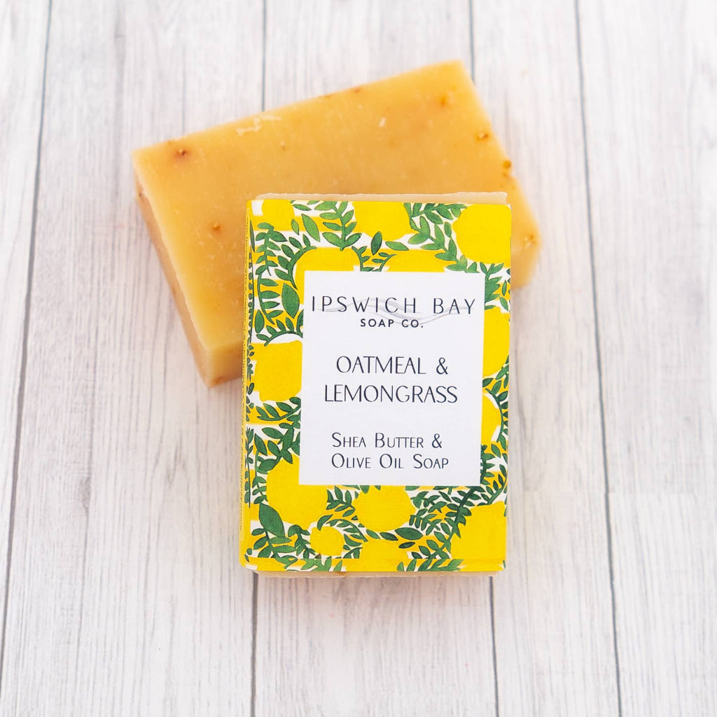 Ipswich Bay Handcrafted Soap Bar, 4 oz. - Oatmeal & Lemongrass