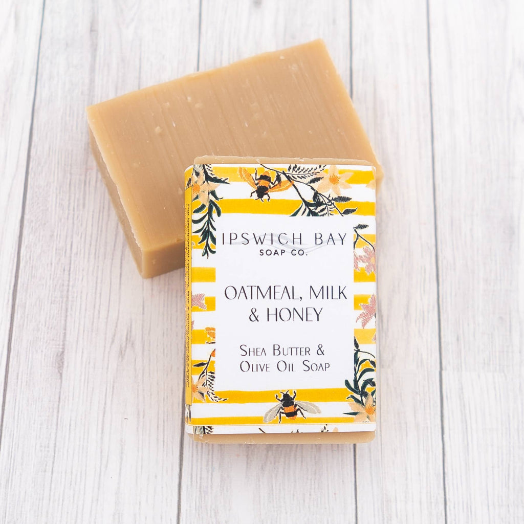 Ipswich Bay Handcrafted Soap Bar, 4 oz. - Oatmeal, Milk & Honey