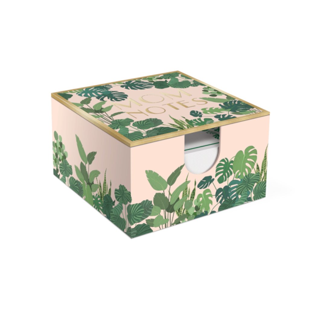 Desk Memo Box with Pen - Plant Mom