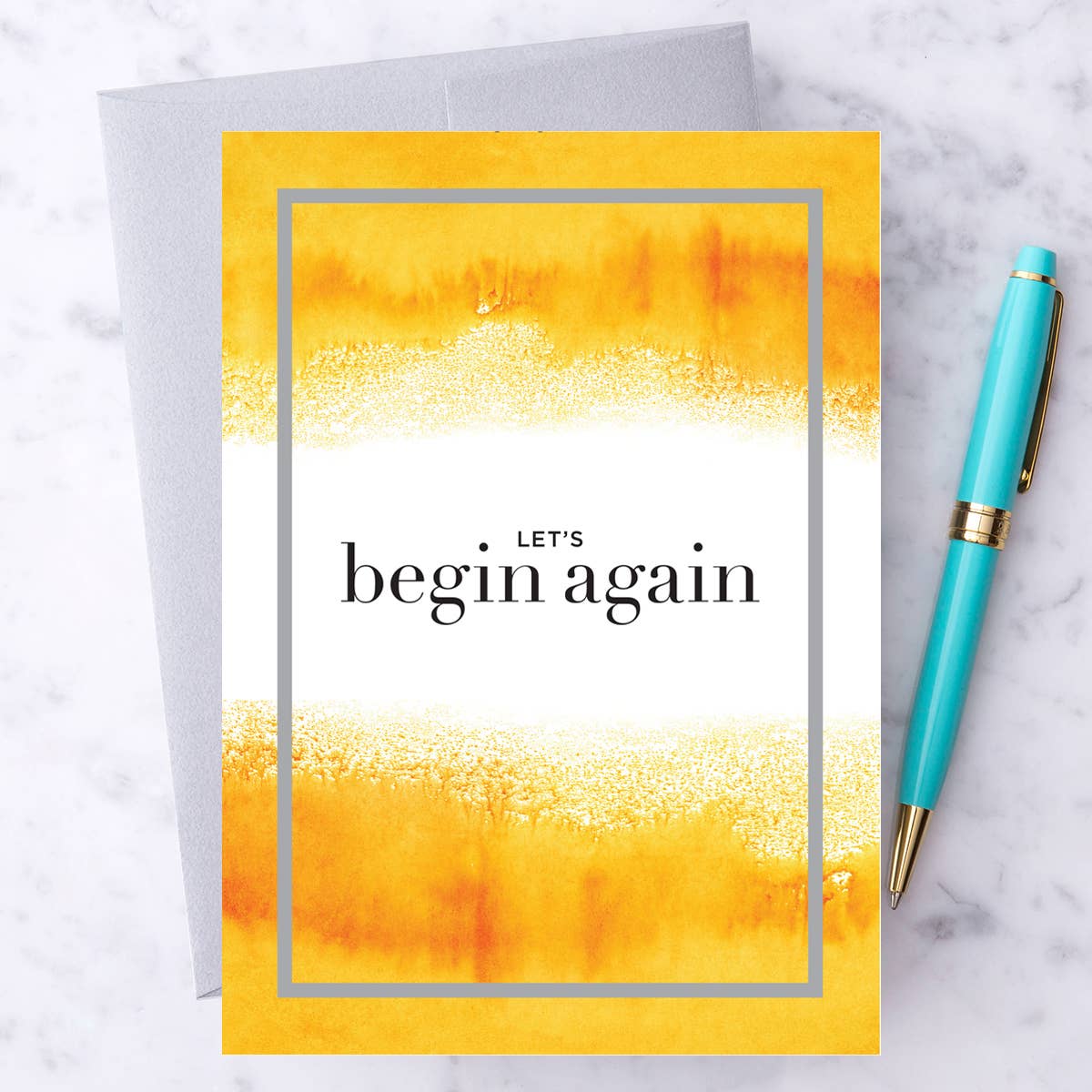 Let's Begin Again Greeting Card