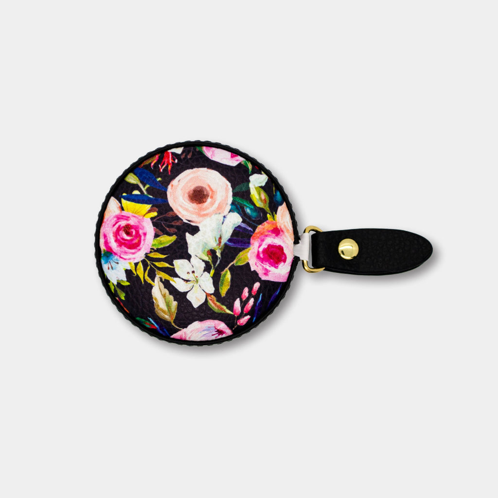 Floral On Black Measuring Tape at Lighthouse Paper Co. in Melbourne, FL, Image 1