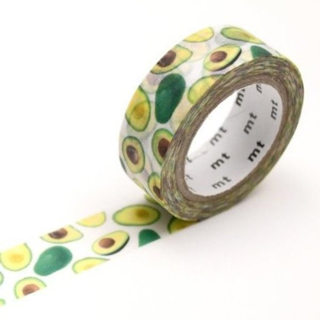 mt Ex Series Washi Tape, 15mm - Avocado