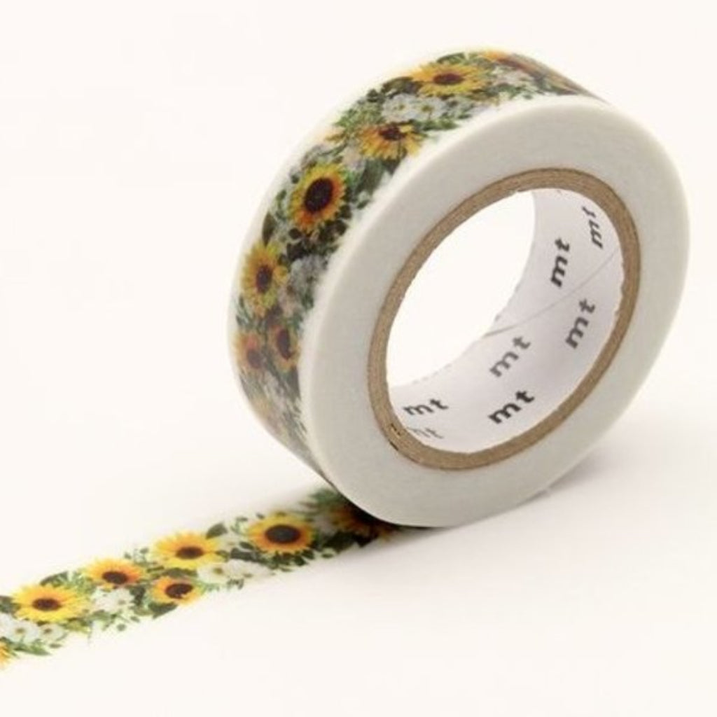 mt Ex Series Washi Tape, 15mm - Sunflower