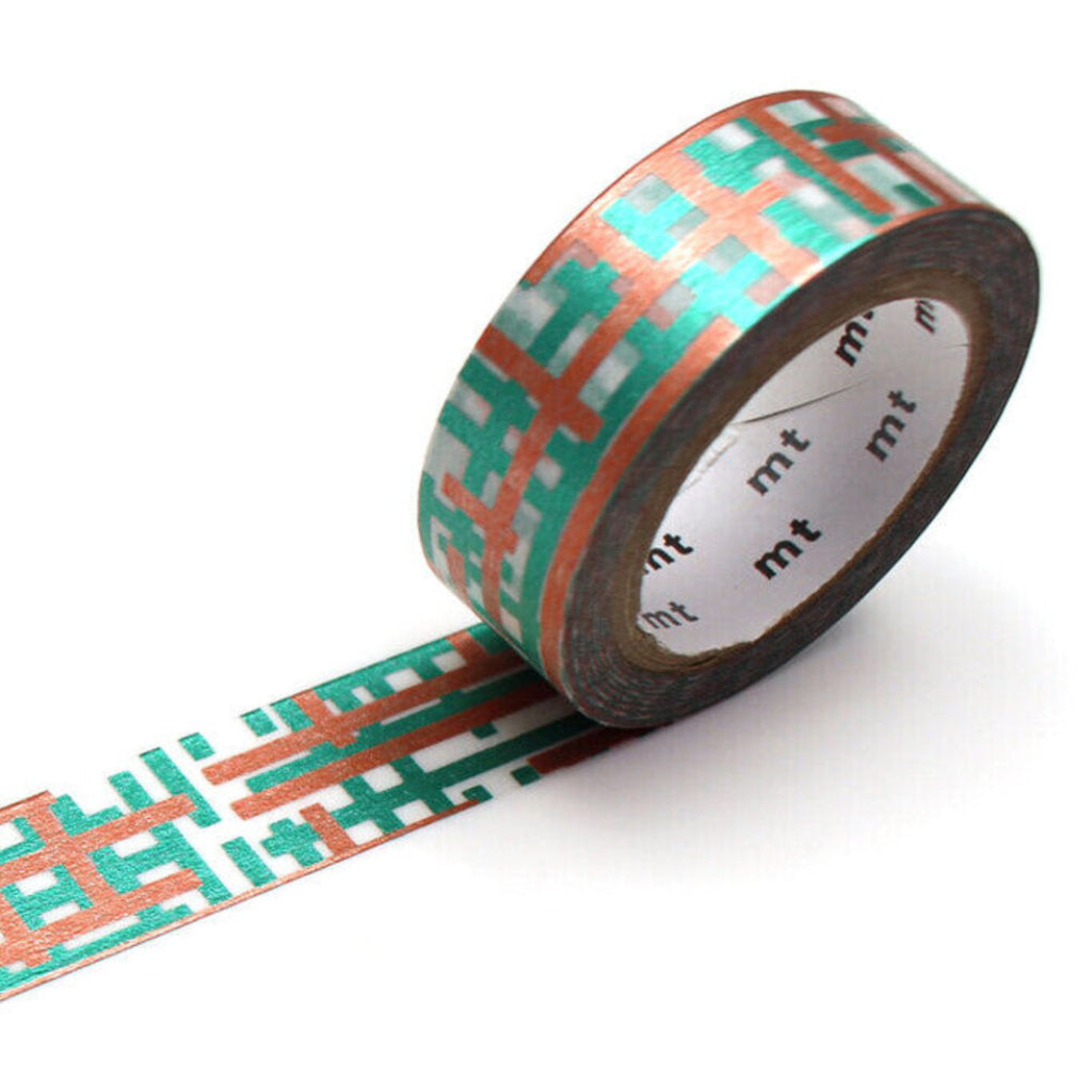 mt Washi Tape estampado - Celosía aleatoria