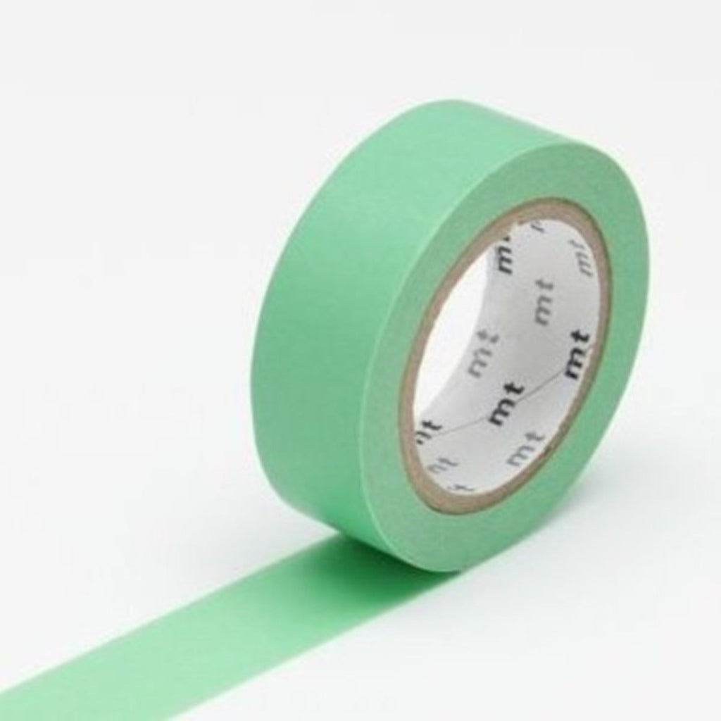 mt Solid Color Washi Tape, 15mm - Wakamidori (Verdant Green)