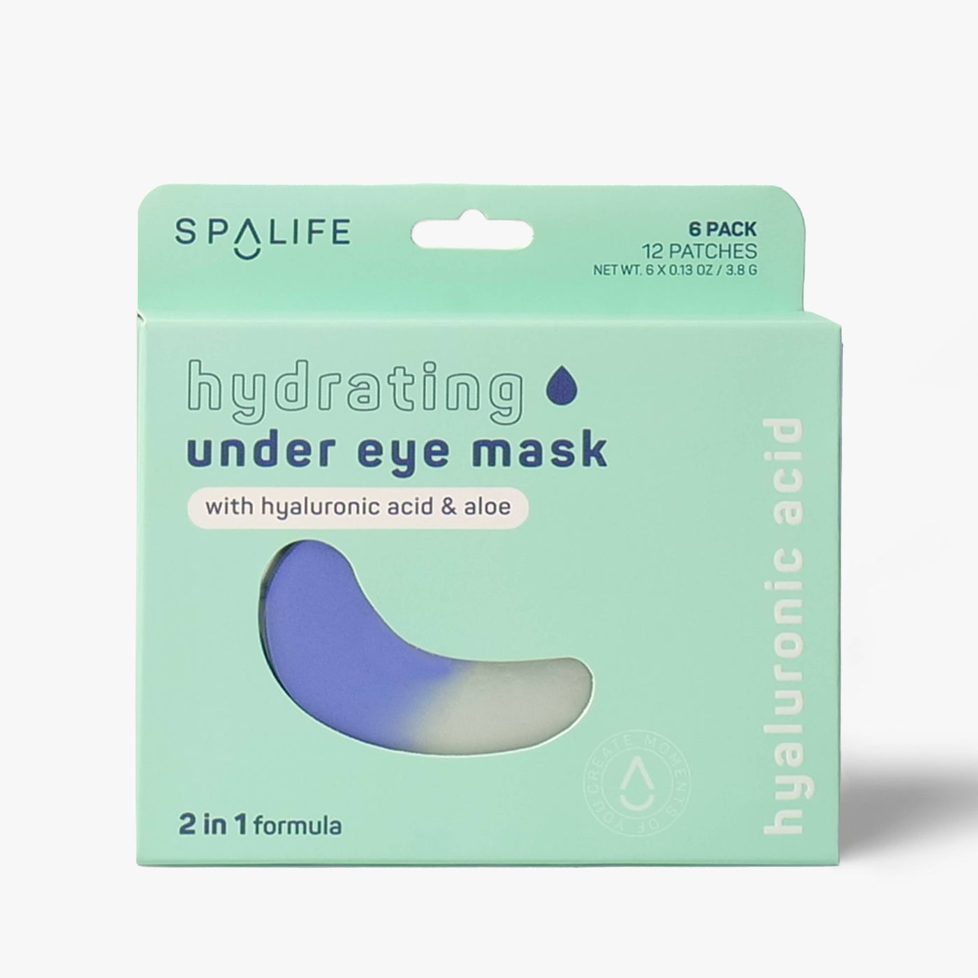 Mascarillas hidratantes para el contorno de ojos, 6 pares