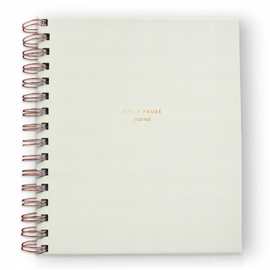 Ramona & Ruth Daily Pause Journal, Chalk White