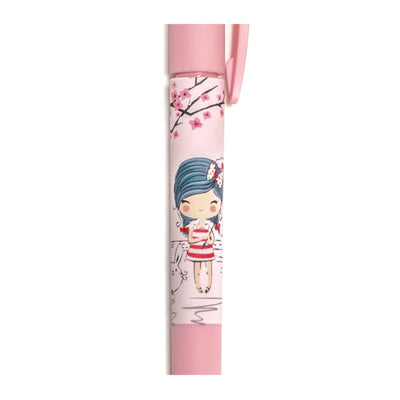HappyClick Ballpoint Pen, Sakura Girl