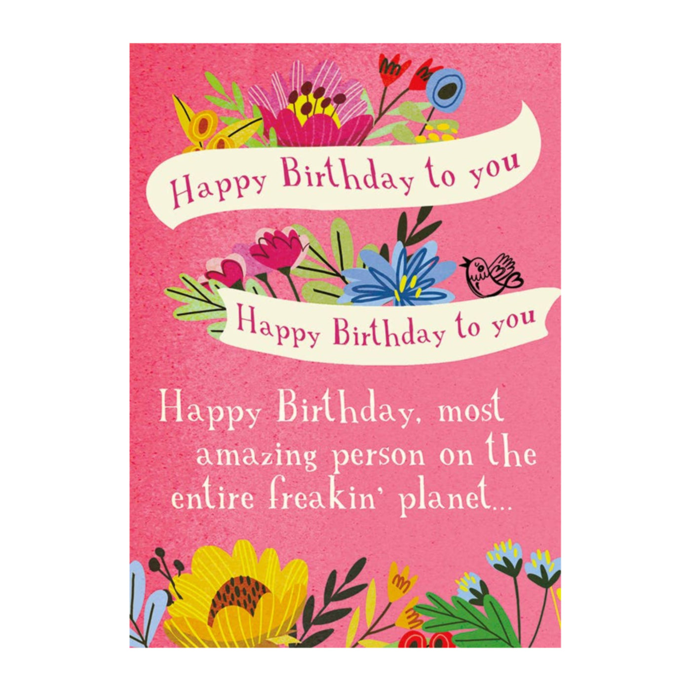 Chante-le ! Carte d'anniversaire