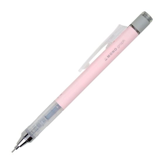 Tombow MONO Graph Mechanical Pencil, Pastel Coral Pink